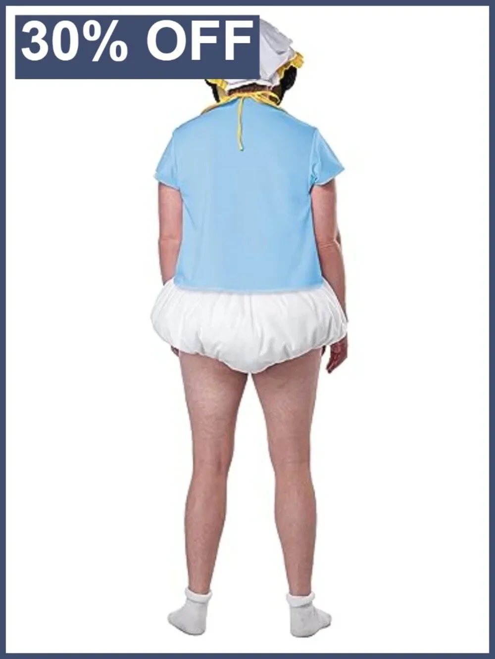 Adult Booger Baby Halloween Costume X-Large Reversible Top Mask Props
